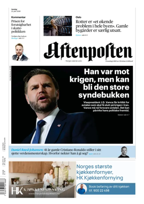 Cover of Aftenposten