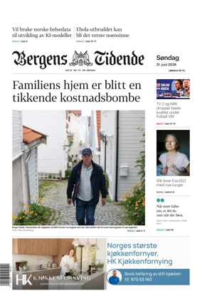 Cover of Bergens Tidende