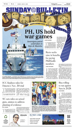 Cover of Manila Bulletin