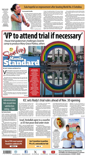 Cover of Manila Standard