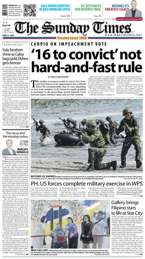 Cover of The Manila Times