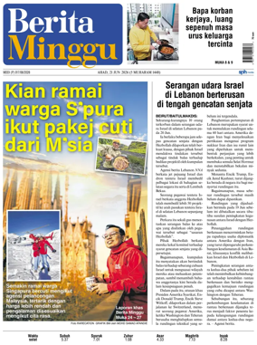 Cover of Berita Minggu-Singapore