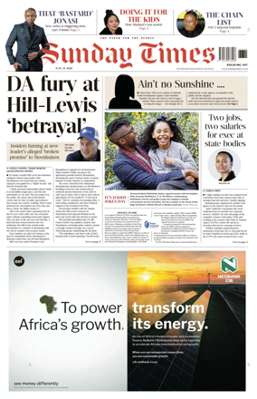 Cover of Sunday Times