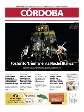 Cover of Diario Cordoba