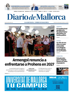 Cover of Diario de Mallorca