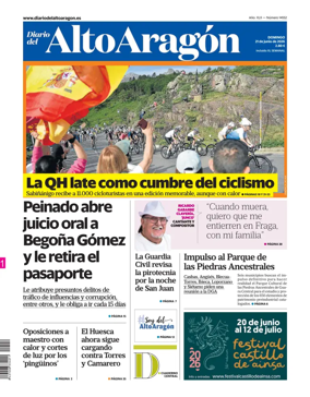 Cover of Diario del Alto Aragon