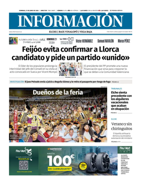 Cover of Diario Informacion (Elche y Vega Baja)