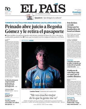 Cover of EL PAIS Catalunya