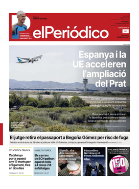 Cover of El Periodico - Catala
