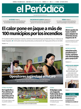 Cover of El Periodico Extremadura