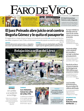 Cover of Faro de Vigo (Pontevedra)