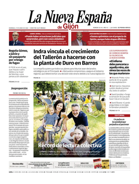 Cover of La Nueva Espana (Gijon)