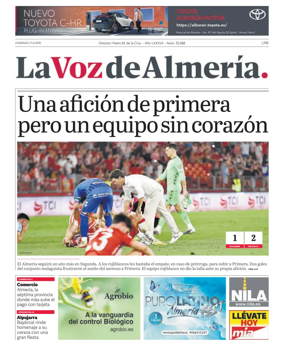 Cover of La Voz de Almeria