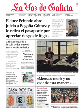 Cover of La Voz de Galicia (Arousa)