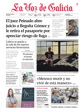 Cover of La Voz de Galicia (Carballo)