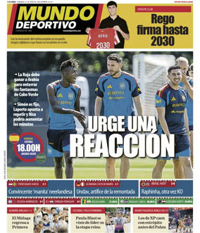 Cover of Mundo Deportivo (Bizkaia-Araba)