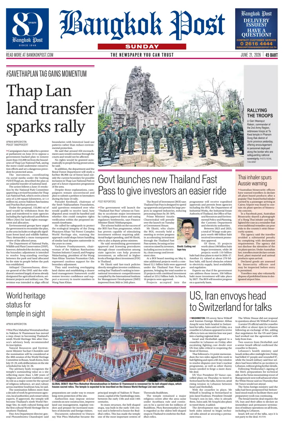Cover of Bangkok Post