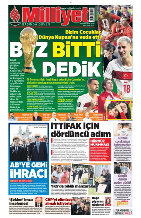 Cover of Milliyet