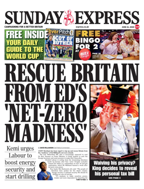 Cover of Sunday Express