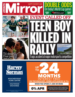 Cover of Sunday Mirror (Northern Ireland)