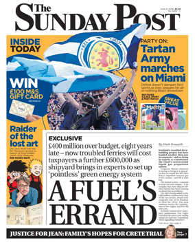 Cover of The Sunday Post (Central Edition)