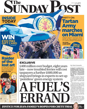 Cover of The Sunday Post (Dundee)