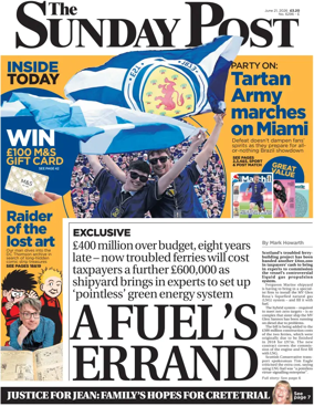 Cover of The Sunday Post (Inverness)