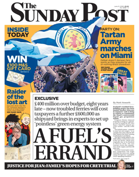 Cover of The Sunday Post (Newcastle)