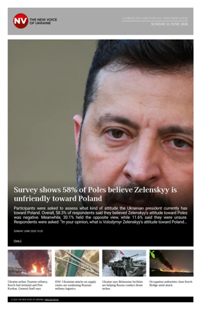 Cover of The New Voice of Ukraine