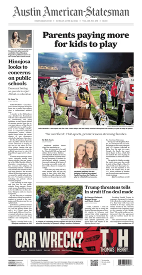 Cover of Austin American-Statesman