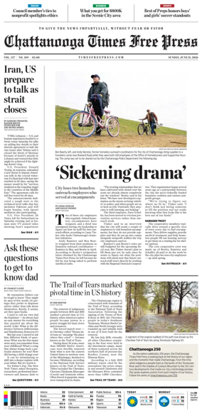 Cover of Chattanooga Times Free Press