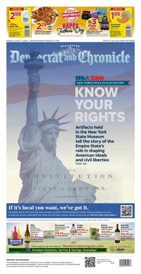 Cover of Democrat and Chronicle