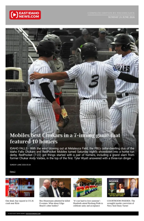 Cover of East Idaho News