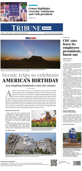Cover of Great Falls Tribune