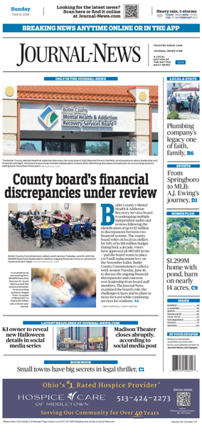 Cover of Hamilton Journal News