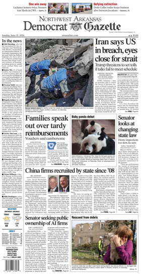 Cover of Northwest Arkansas Democrat-Gazette