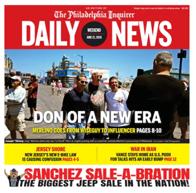 Cover of Philadelphia Daily News