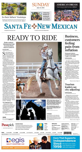 Cover of Santa Fe New Mexican