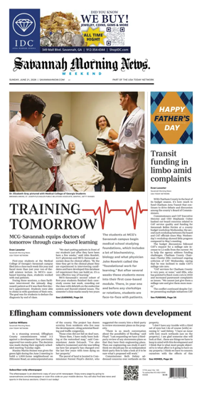 Cover of Savannah Morning News