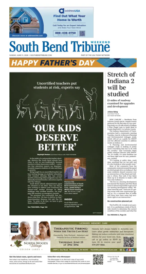 Cover of South Bend Tribune