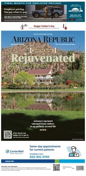 Cover of The Arizona Republic