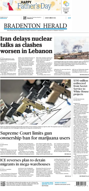 Cover of The Bradenton Herald (Sunday)