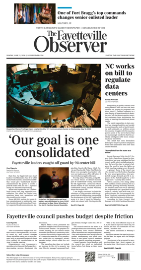 Cover of The Fayetteville Observer