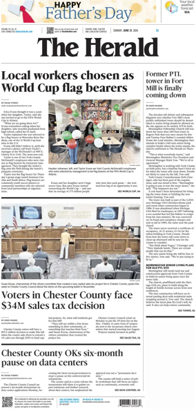 Cover of The Herald (Rock Hill)