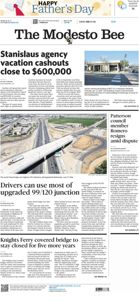 Cover of The Modesto Bee (Sunday)