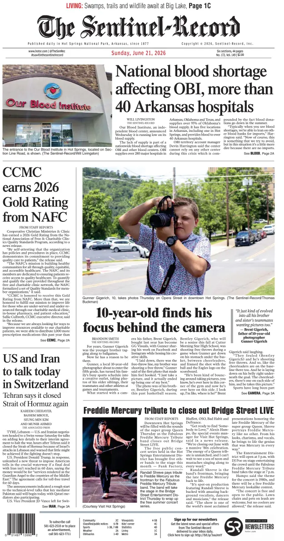 Cover of The Sentinel-Record