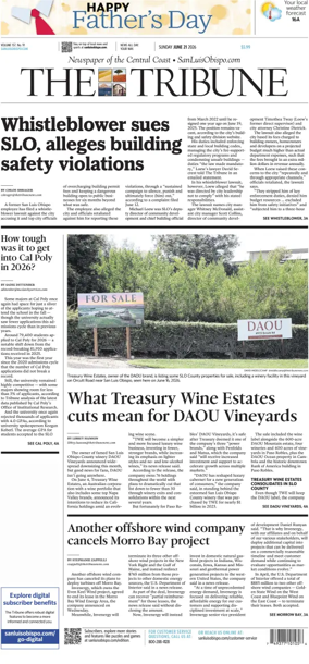 Cover of The Tribune (SLO) (Sunday)