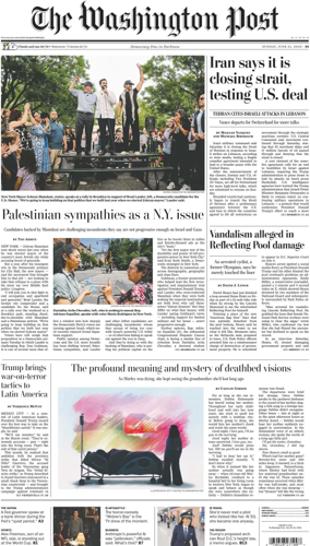 Cover of The Washington Post Sunday