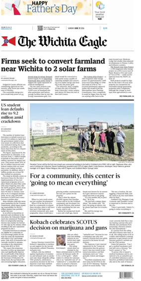 Cover of The Wichita Eagle (Sunday)