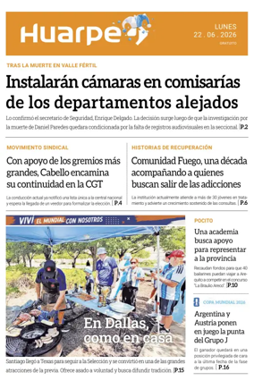 Cover of Diario Huarpe